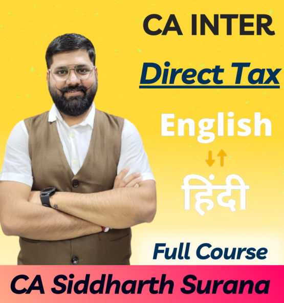 CA INTER Direct Tax English Full Course 555x592