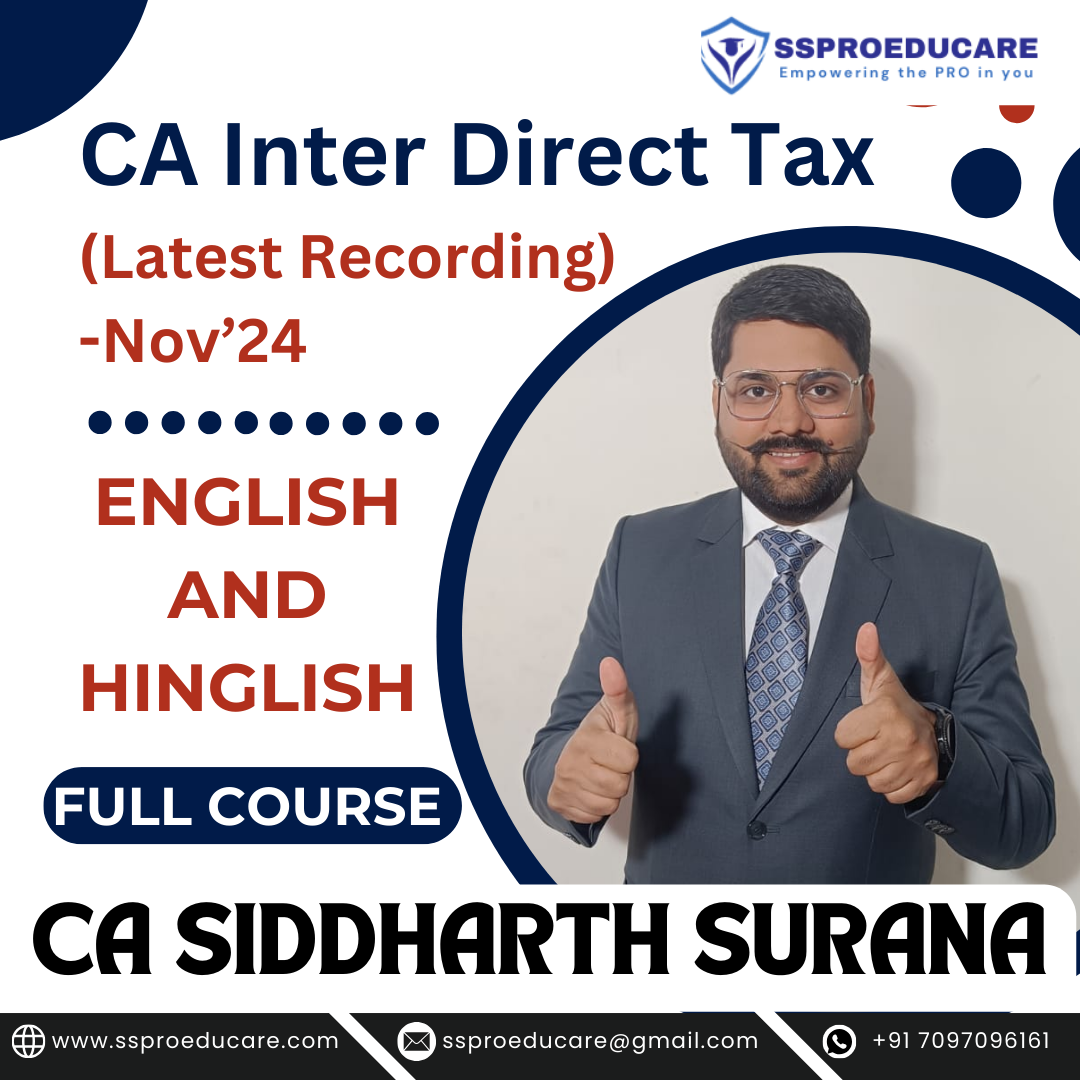 CA Final Direct Tax 1