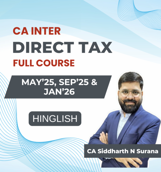 CA Final Direct Tax 5 555x592